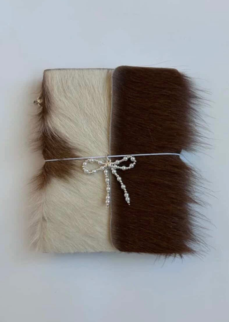 brown cowhide trifold 🐮