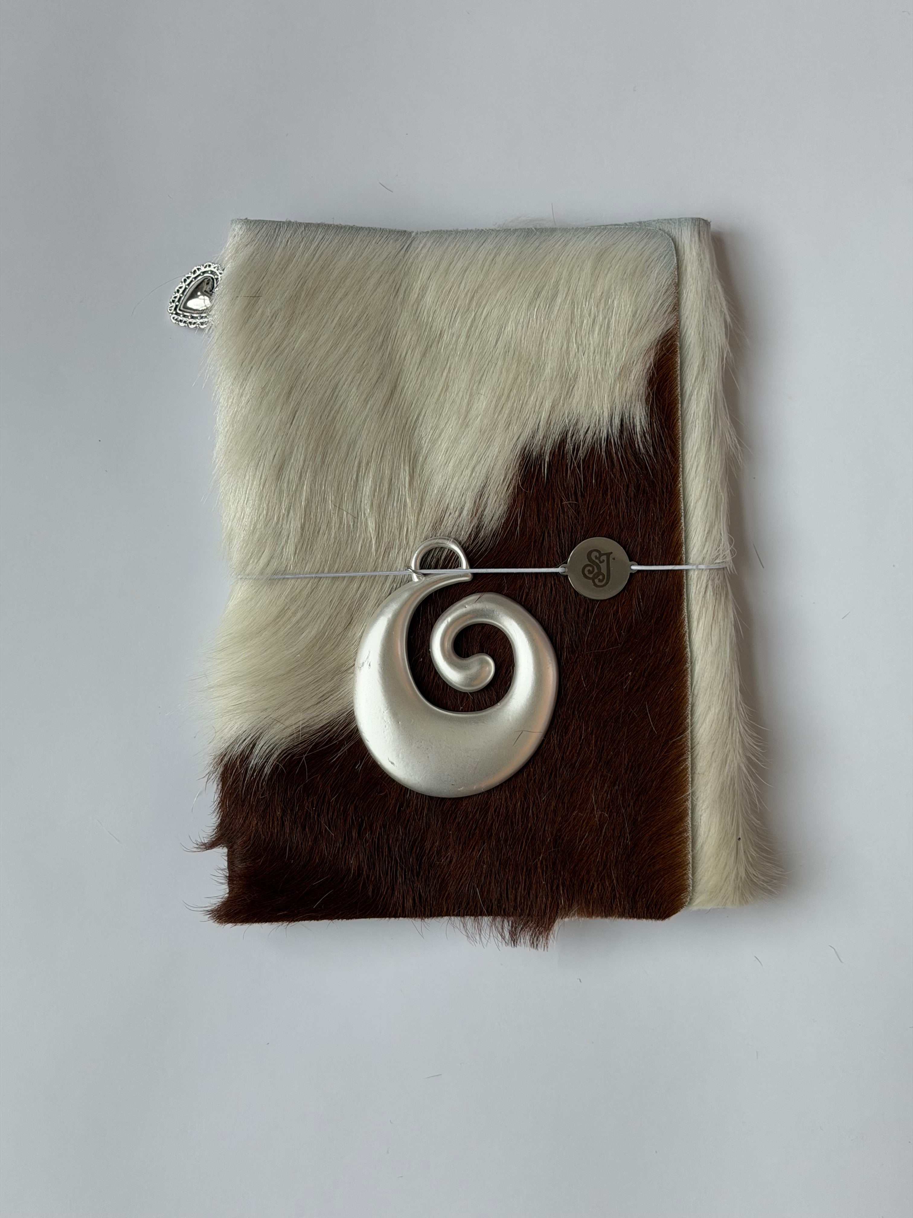 A5 brown cowhide w/ surprise charm