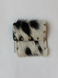 cowhide coin pouch