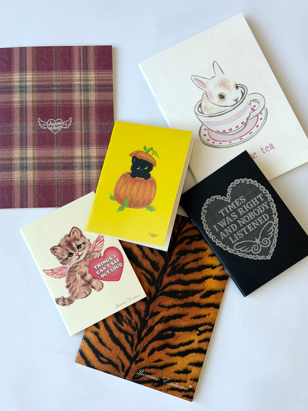 showcase notebook collection ⟡