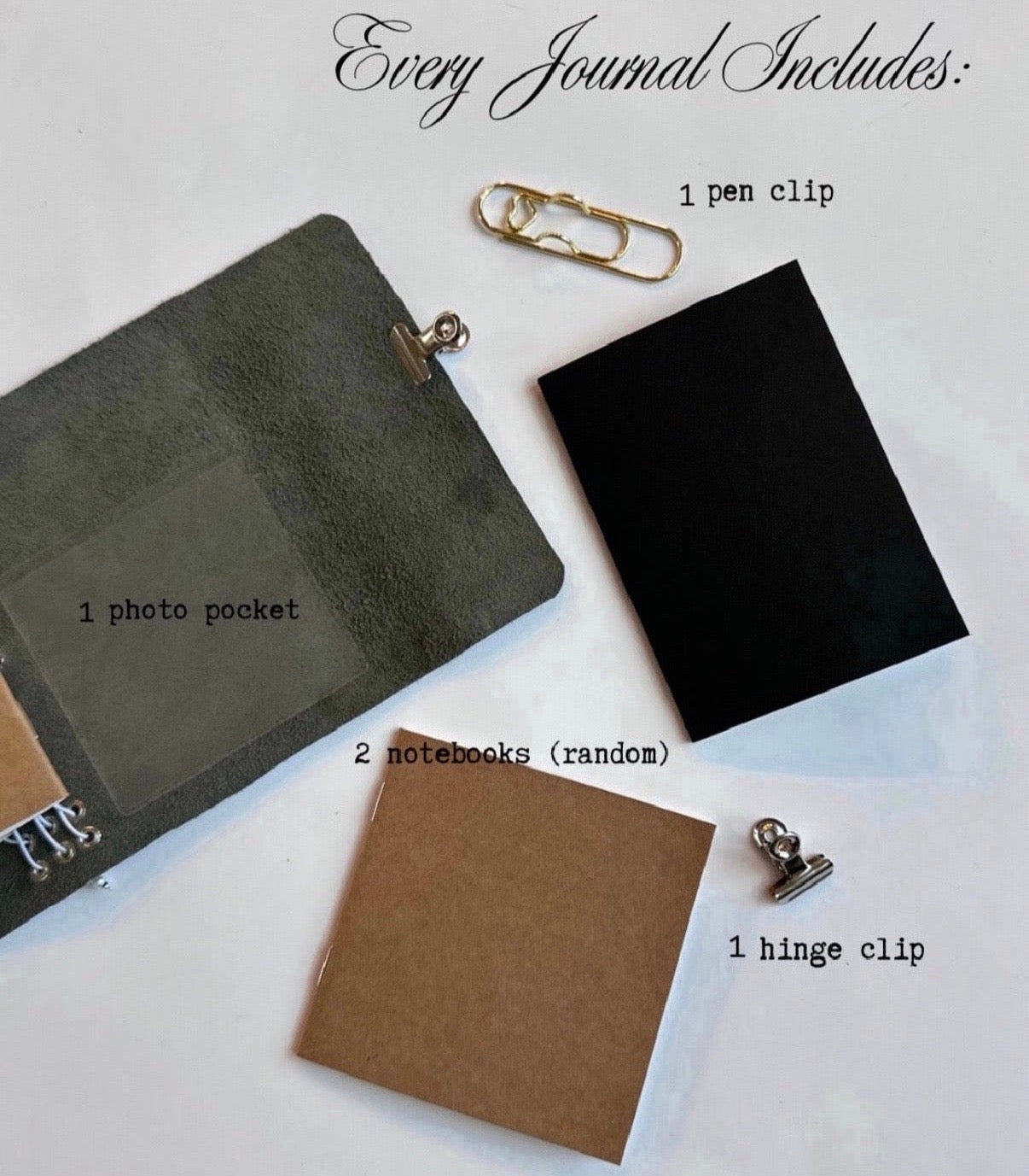 A5 brown cowhide w/ surprise charm