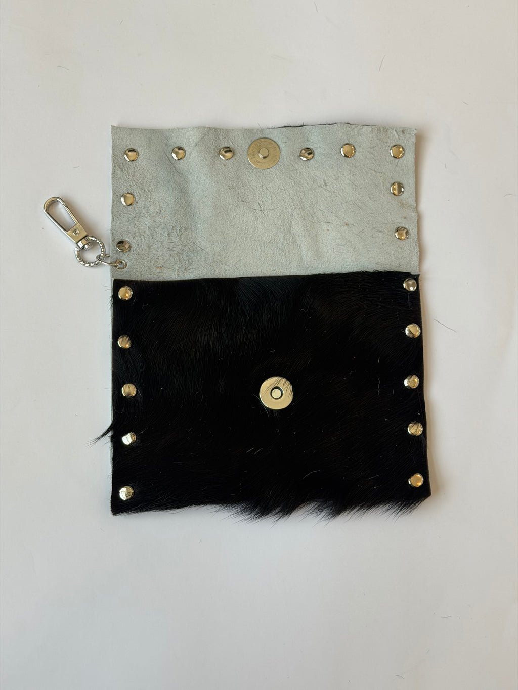 heart cowhide pouch