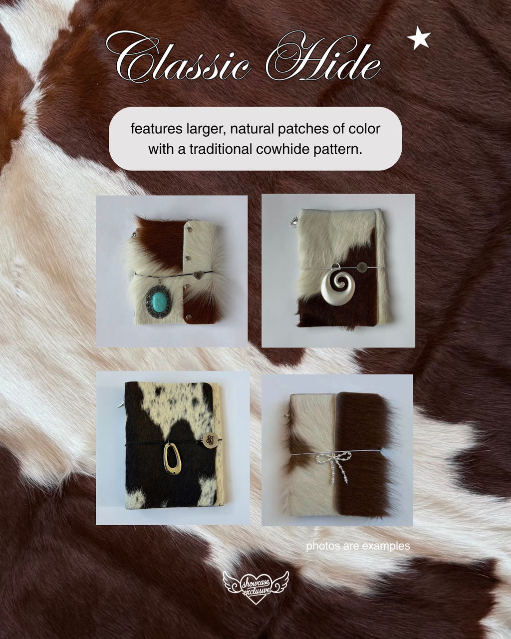brown cowhide trifold 🐮