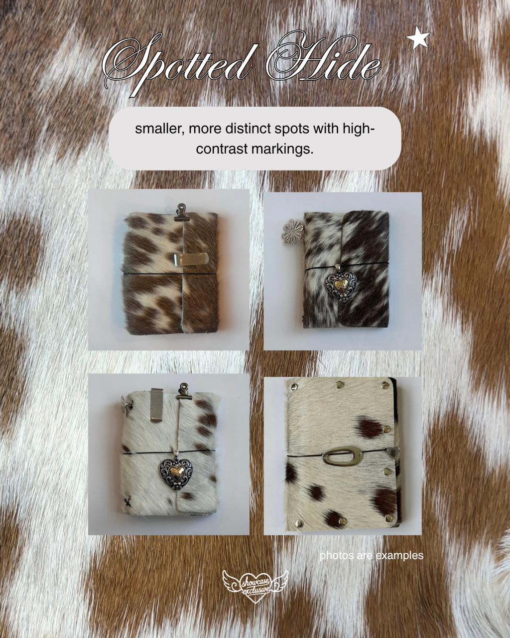 brown cowhide trifold 🐮